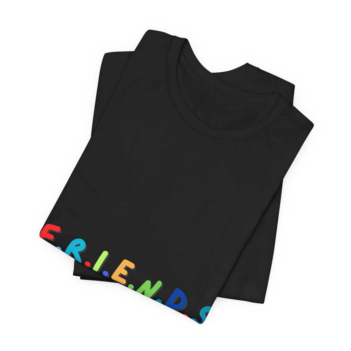 Black Half Sleeve Round Neck T-shirt