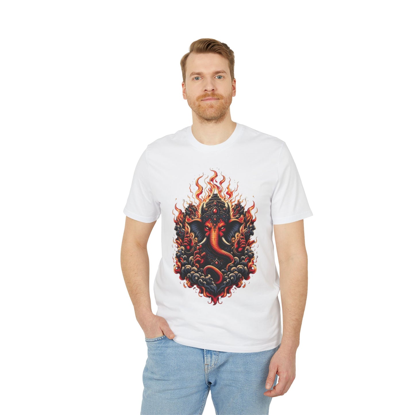 Divine Energy Graphic T-Shirt (Front & Back Print) – Unisex