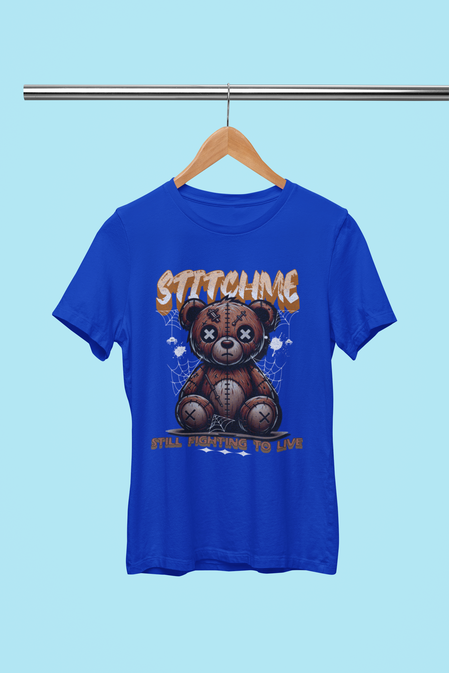 STITCHTIME Graphic Printed T-Shirt – Customizable Name Print on Sleeve | Unisex Casual Wear