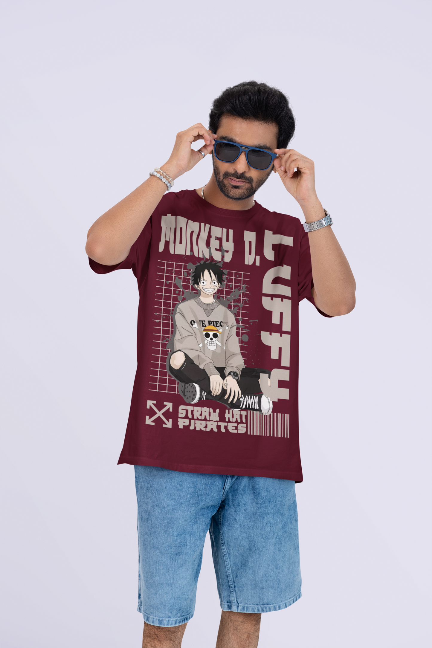 Premium 220 GSM Oversized T-Shirt – Stray Hat Pirates Edition