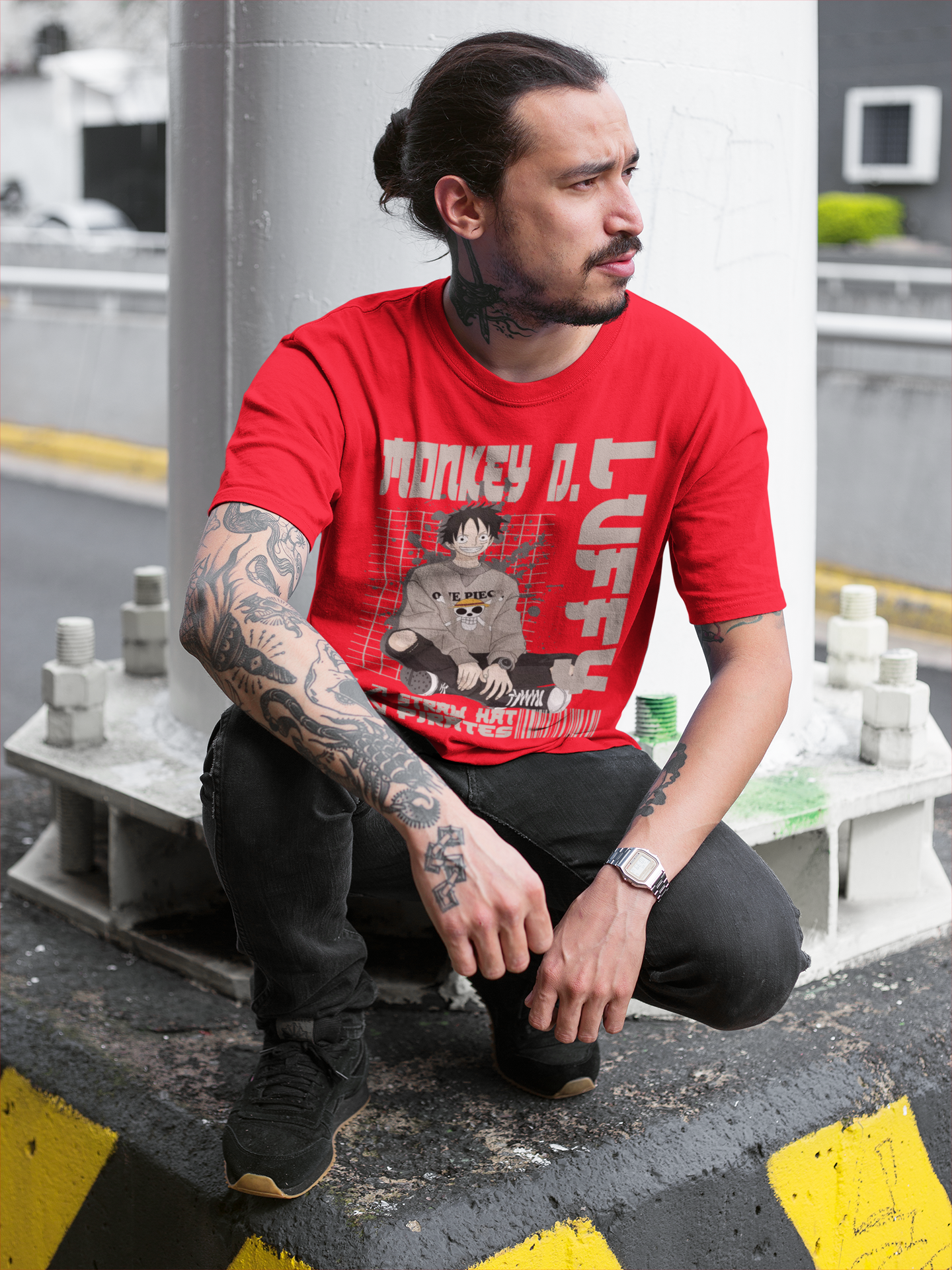 Premium 220 GSM Oversized T-Shirt – Stray Hat Pirates Edition